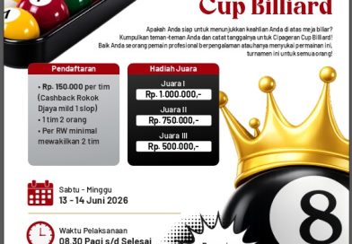 Cipageran Cup Billiard 2026 Sukses Digelar, Silaturahmi dan Sportivitas Jadi Prioritas