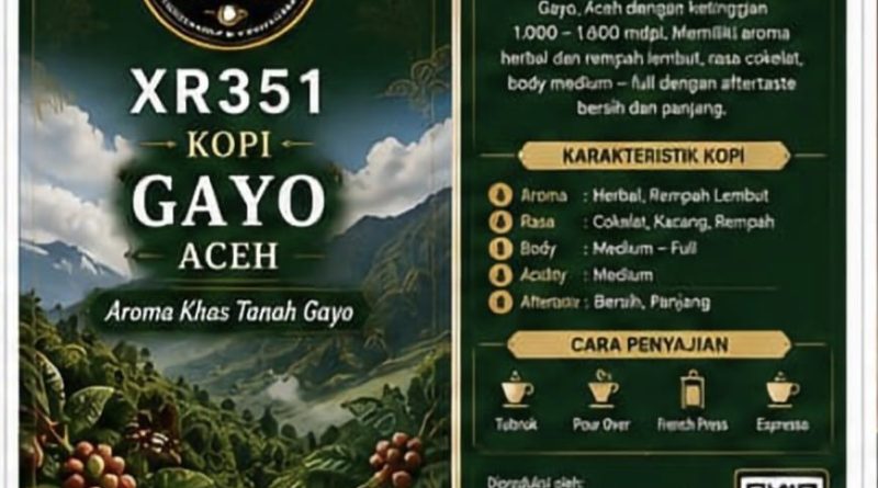 UMKM Kopi Yayasan Anugerah Insan Residivist Sumatera Utara Resmi Diluncurkan