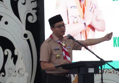 Kontingen Pramuka Kabupaten Bandung Dilepas Menuju Jamnas XII di Cibubur