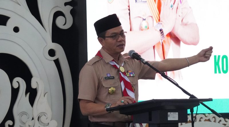 Kontingen Pramuka Kabupaten Bandung Dilepas Menuju Jamnas XII di Cibubur