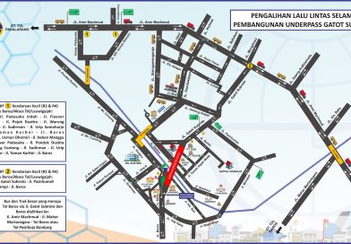 Jalan Gatot Subroto Ditutup 450 Meter, Dishub Cimahi Siapkan Tiga Jalur Alternatif