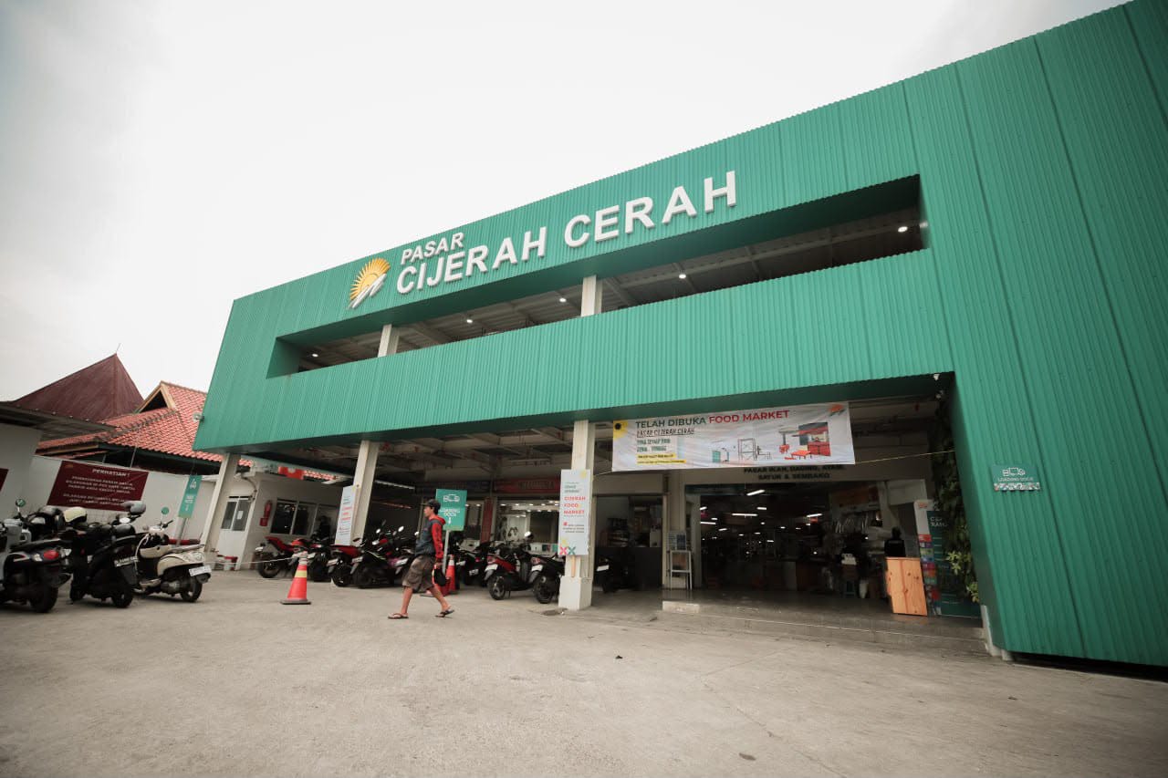 Revitalisasi Pasar Cijerah Cerah Hadirkan Pasar Lebih Nyaman, Food Market Dorong Ekonomi