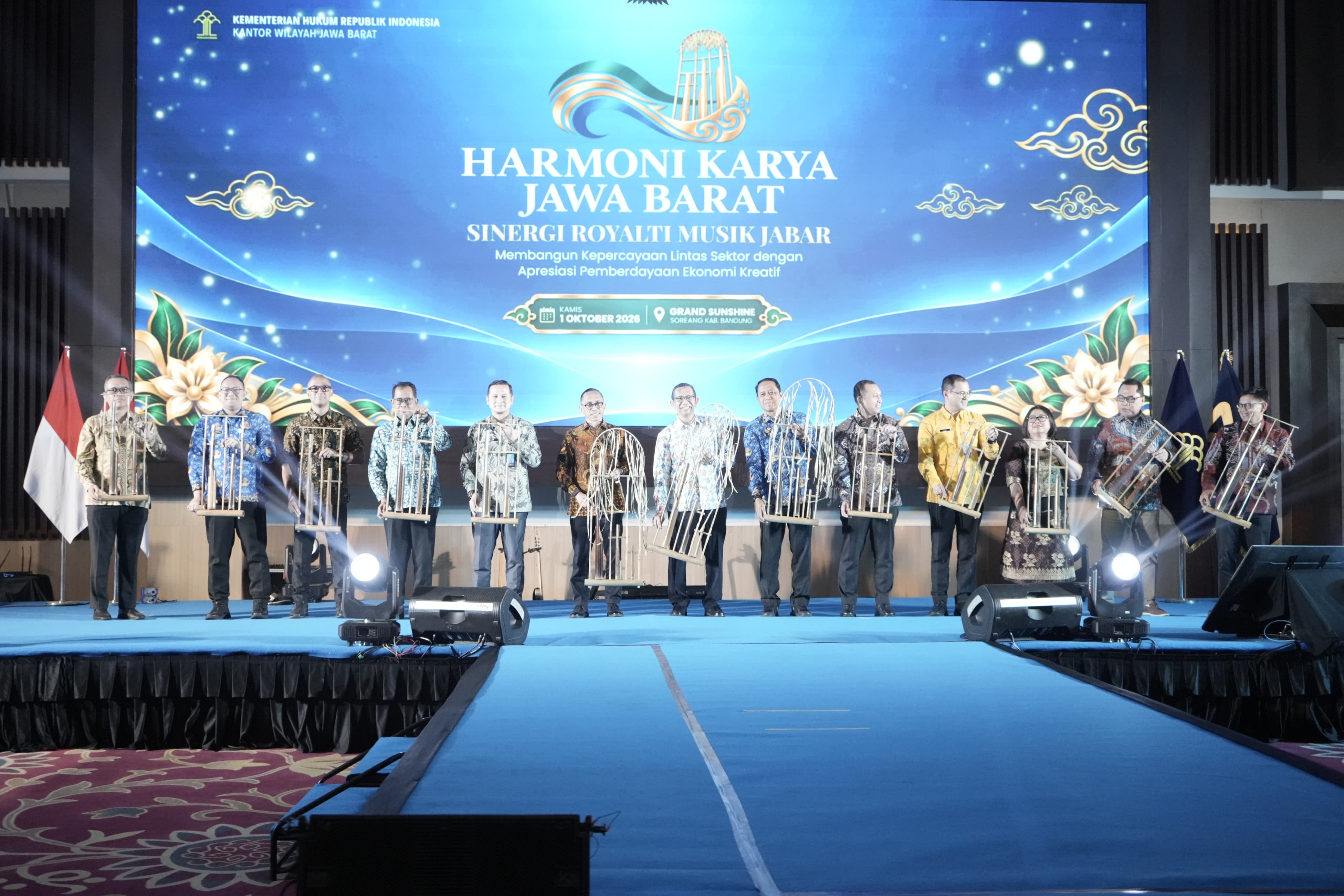 Kemenkum Jabar dan DJKI Fasilitasi Dialog Lintas Sektor, Bayar Royalti Musik KiniMakin Transparan dan Mudah!